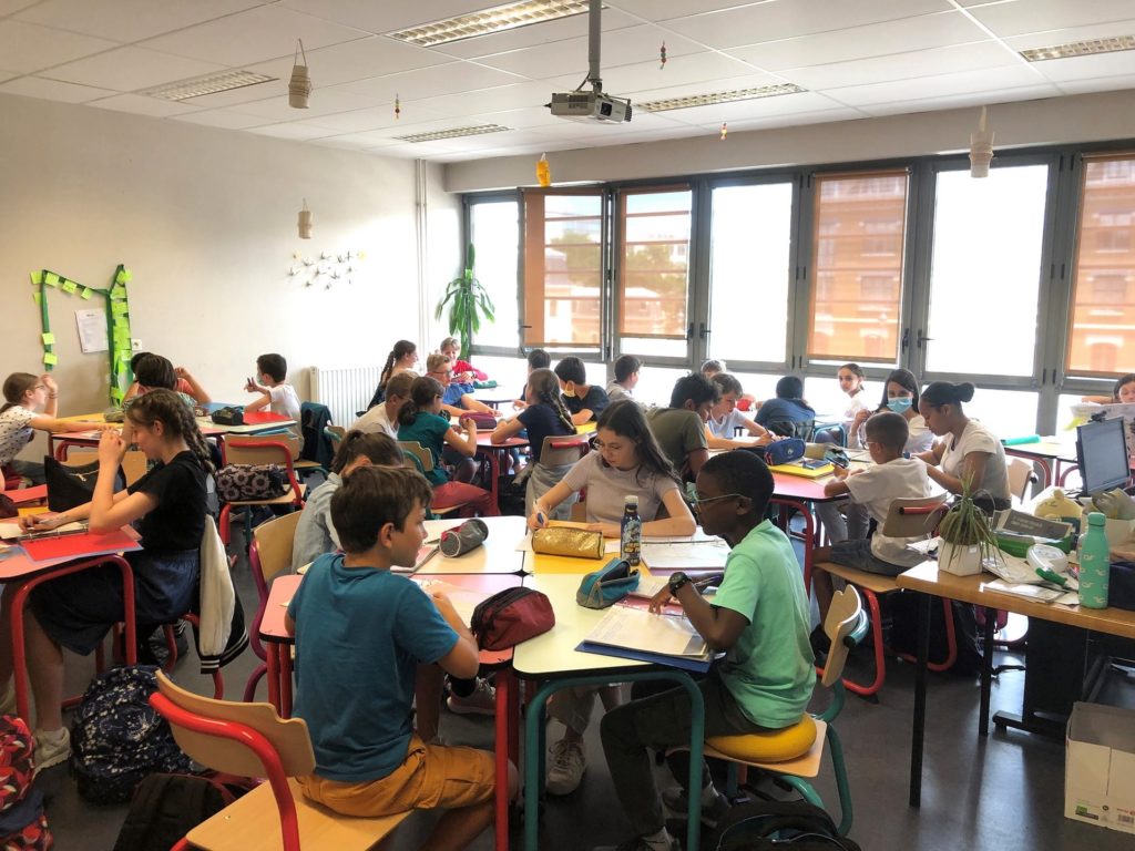 La classe flexible du collège Lestonnac à Lyon