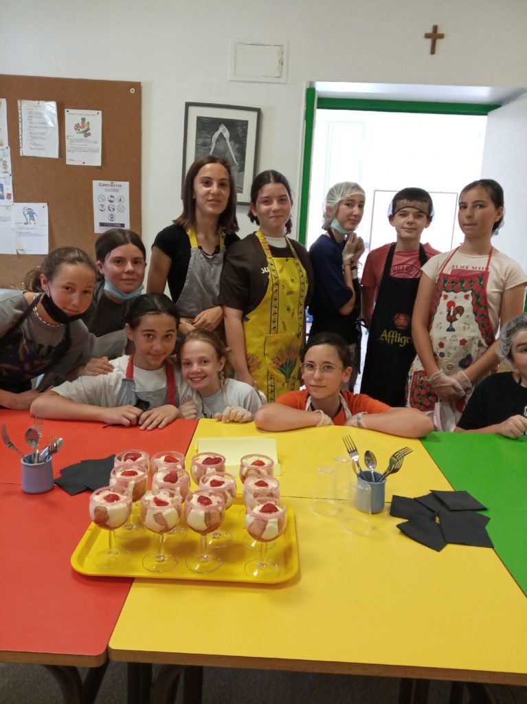 Collège Sévigné à Narbonne - Classe de cuisine "Little Chefs" (Petits chefs)